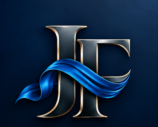 JF metallic monogram, showcase option 1