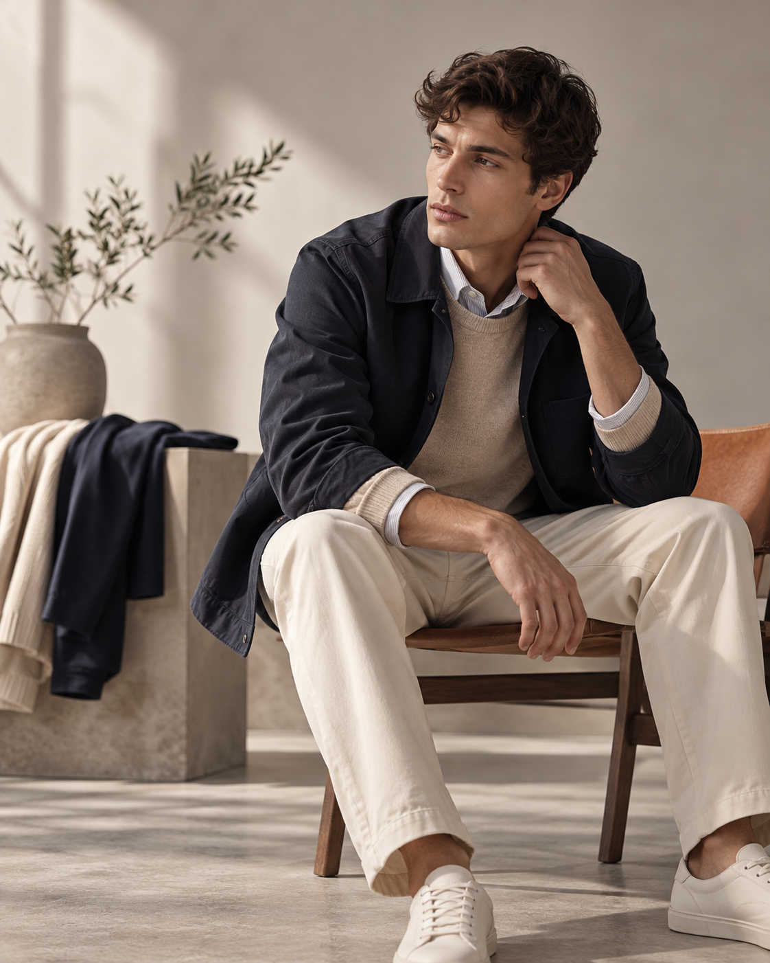 Menswear apparel collection cover