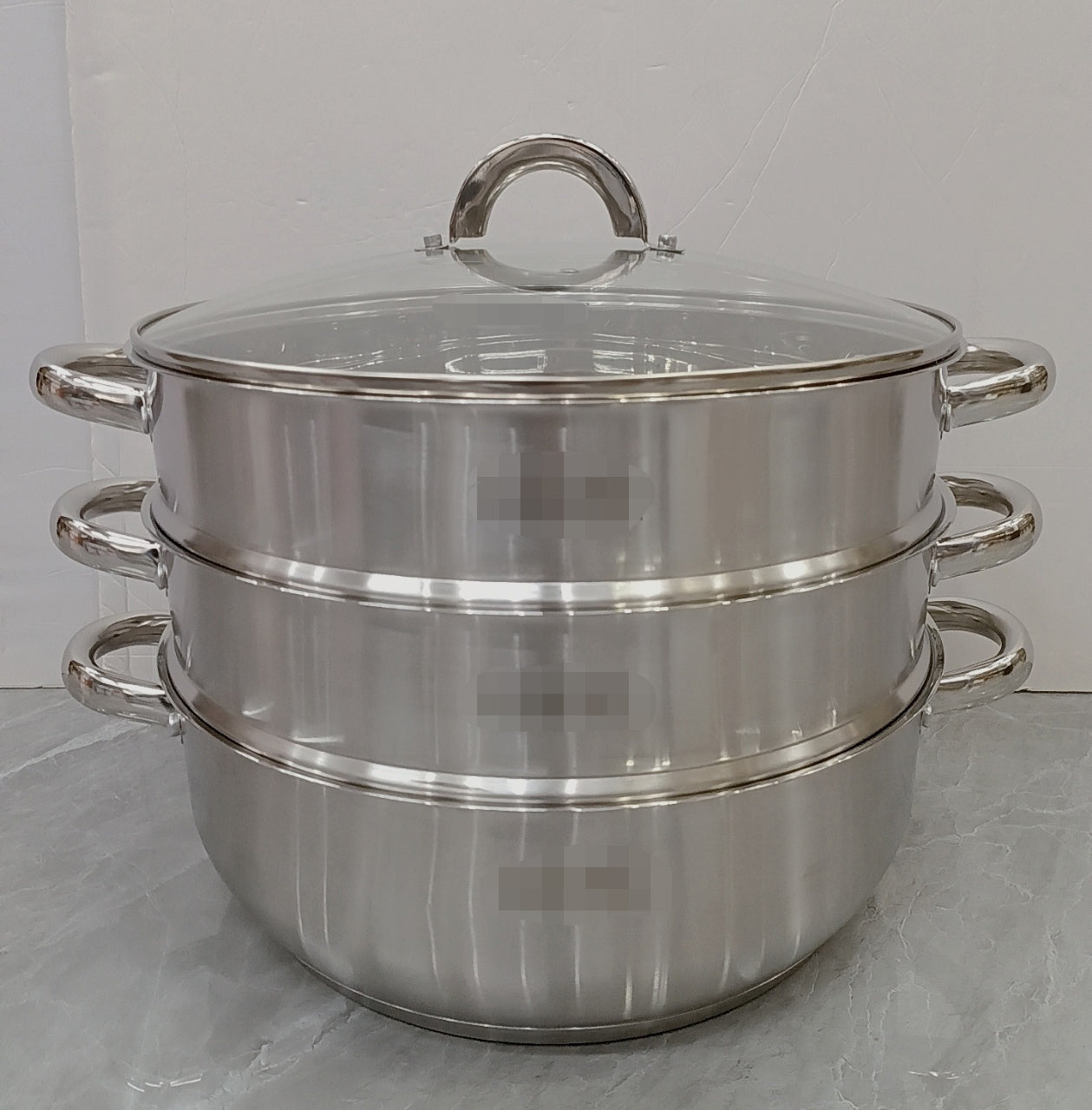 3 Tier Stainless Steel Steamer Pot for Cooking - Wholesale Kitchenware