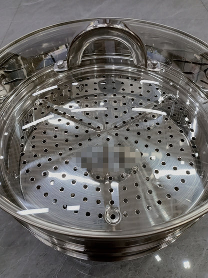 3 Tier Stainless Steel Steamer Pot for Cooking - Wholesale Kitchenware