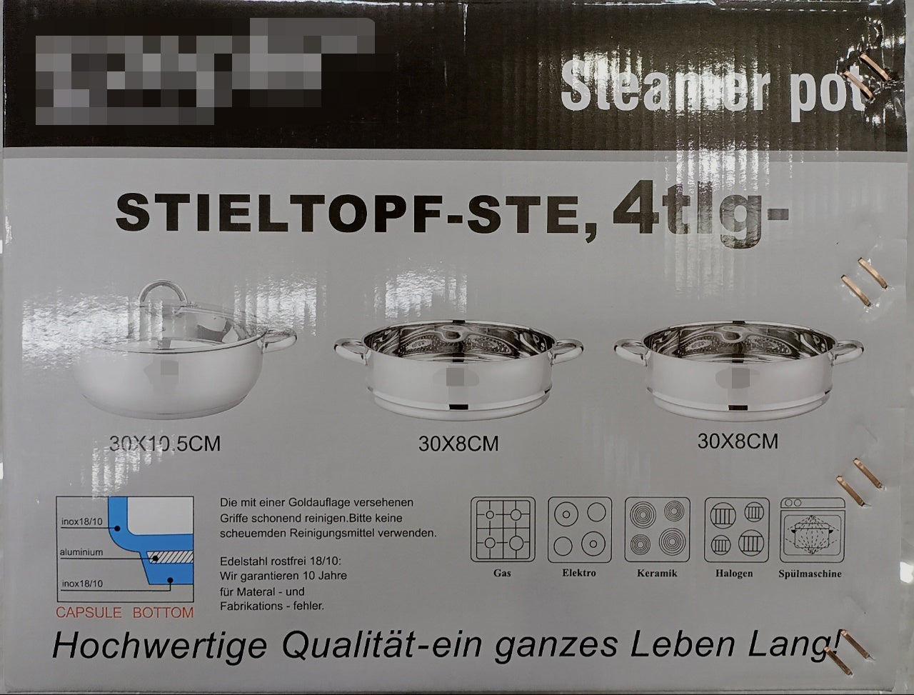 3 Tier Stainless Steel Steamer Pot for Cooking - Wholesale Kitchenware