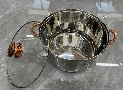 8PCS Cookware Set - 3.9L, 5.1L, 6.6L, 8.2L - Wholesale Kitchenware